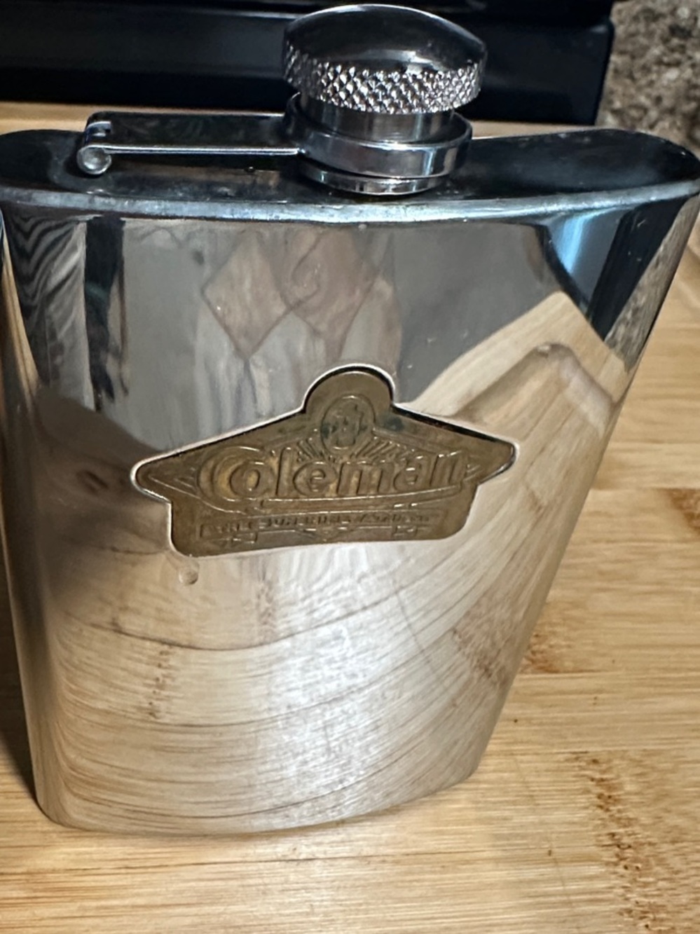 Coleman Stainless Steel Hip Flask - Silver